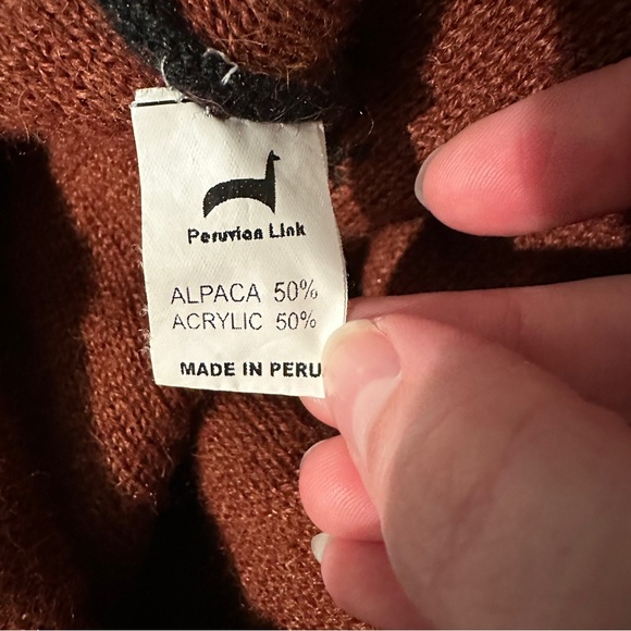 Peruvian Link Alpaca Collection Zip Sweater - Picture 7 of 9